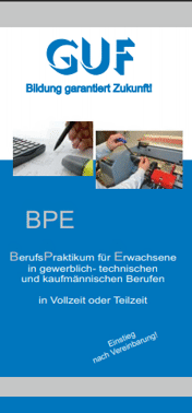 BPE Berufspraktikum für Erwachsene